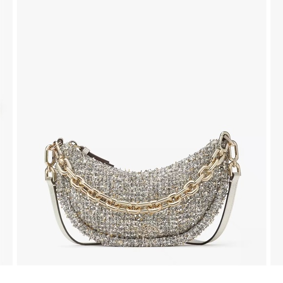 NWT! Kate Spade Smile Tweed Crossbody bag - Picture 7 of 9